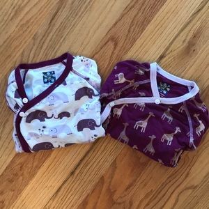 Kickee Pants Kimono Bodysuits 3-6 Months